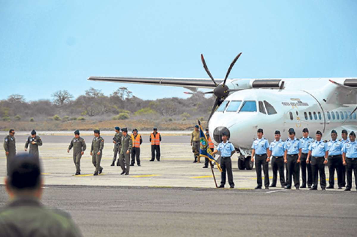 El costo de la flota de aviones CASA C-295M es de $ 116,7 millones. Las aeronaves llegaron procedentes de Sevilla, Espa&ntilde;a. Foto: Rodolfo P&aacute;rraga / El Tel&eacute;grafo