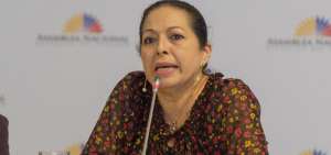 La viuda del excomandante de la Fuerza A&eacute;rea Ecuatoriana destaca la importancia del informe legislativo.