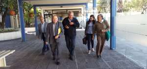 Los integrantes del gremio llegaron a la Fiscal&iacute;a.