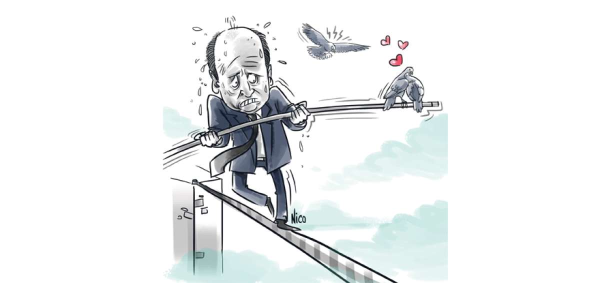 En la cuerda floja