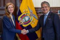En la reunión dialogaron sobre los programas de cooperación que se mantiene Ecuador con USAID.