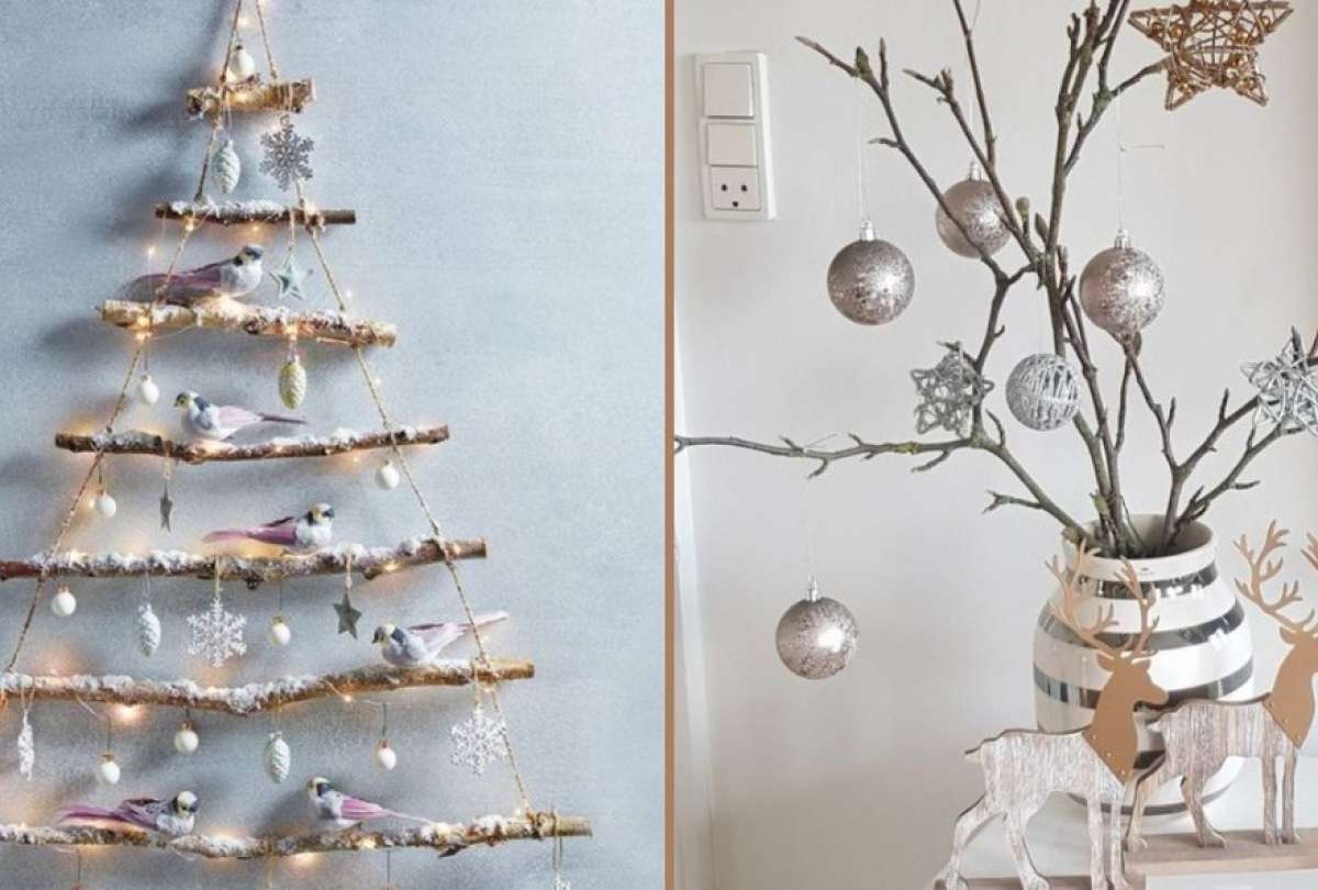 Ideas creativas para crear tu propio árbol de navidad.