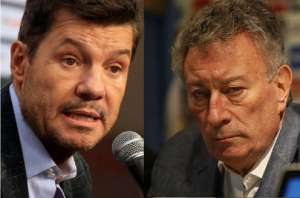 Tinelli (i) y Segura son los candidatos que aspiran a la presidencia de la AFA.