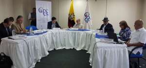 Foto de archivo de una sesi&oacute;n del Consejo transitorio.