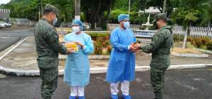 Los militares acudieron al llamado del estado de emergencia.