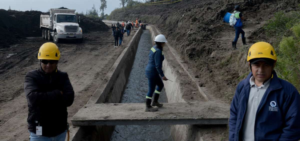 El deslave dej&oacute; sin agua a 600 mil personas durante dos d&iacute;as.