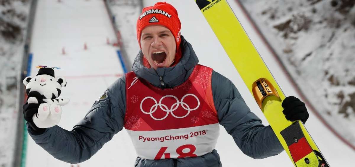 El saltador de esqu&iacute;, Andreas Wellinger, obtuvo la presea dorada para Alemania en la especialidad de trampol&iacute;n peque&ntilde;o.