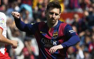 Messi alcanza al portugu&eacute;s del Real Madrid Cristiano Ronaldo en la cabeza de la lista de m&aacute;ximos goleadores con 30 tantos. Foto: Agencia AFP