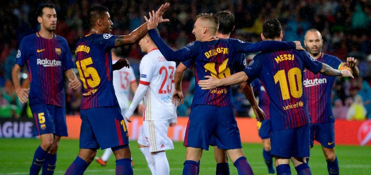 Barcelona derrota 3-1 al Olympiacos en la Liga de Campeones