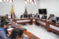 Gobierno se reunió con representantes del Consorcio de Municipios Amazónicos y Galápagos