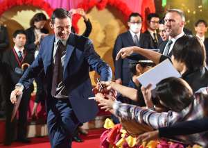Hugh Jackman visita M&eacute;xico en promoci&oacute;n de la pel&iacute;cula "Peter Pan"