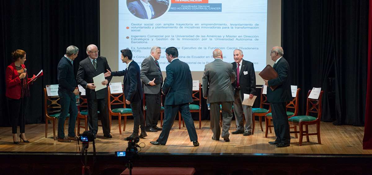 En febrero pasado, representantes de Solca participaron en Quito en un conversatorio sobre la ley que propone Wilson Merino.