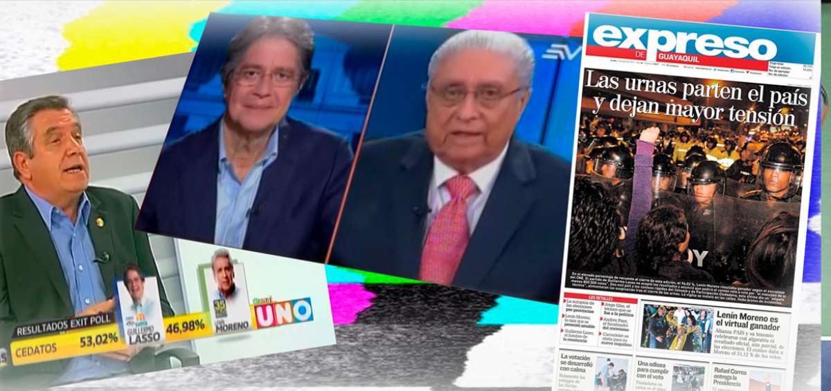 La prensa comercial declar&oacute; ganador a Lasso desde un exit poll