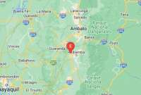 Reportan sismo cerca de Riombamba