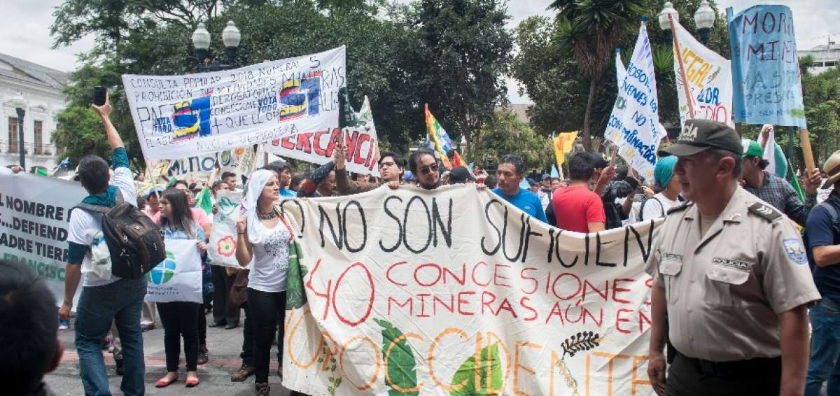 Pobladores del noroccidente de Pichincha piden revertir concesiones mineras