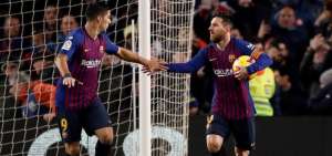 Messi fue el autor de los 2 goles del Bar&ccedil;a ante el Valencia.