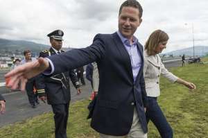 El alcalde de Quito, Mauricio Rodas, realiz&oacute; varias actividades esta ma&ntilde;ana. Foto: Fernando Sandoval / El Tel&eacute;grafo 