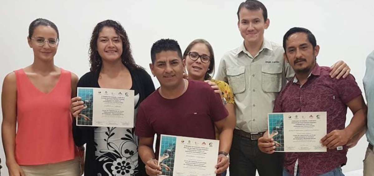 Los nuevos gu&iacute;as fueron capacitados por docentes de la Universidad San Francisco de Quito. 