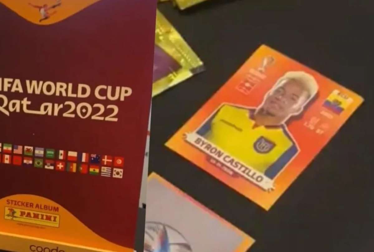 El jugador ecuatoriano si está en álbum del mundial.
