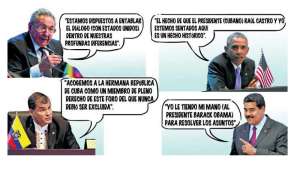 Castro, Obama, Maduro y Correa ponen a debatir a Am&eacute;rica