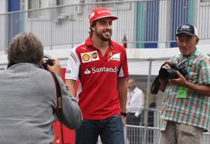 Fernando Alonso no ha logrado todav&iacute;a un campeonato mundial con Ferrari. Foto: AFP