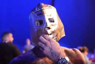 Marlon Vera se puso la máscara de referencia al luchador mexicano