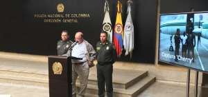 Luis Carlos Villegas, ministro de Defensa de Colombia, dio detalles de la captura de "Cherry" en rueda de prensa.