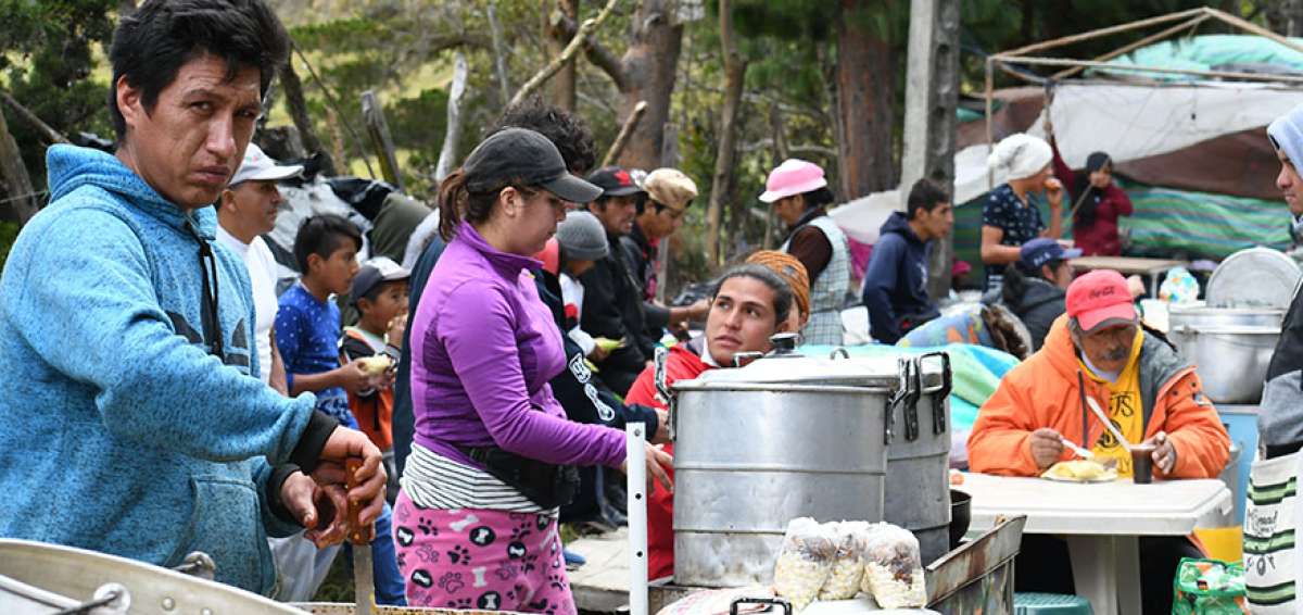 La parroquia El Cisne recibe a miles de devotos de su patrona la &ldquo;Churonita&rdquo;. Ellos viajan de diferentes partes del pa&iacute;s hacia Loja.