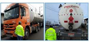Detienen veh&iacute;culo con 9.400 galones combustible en Sucumb&iacute;os
