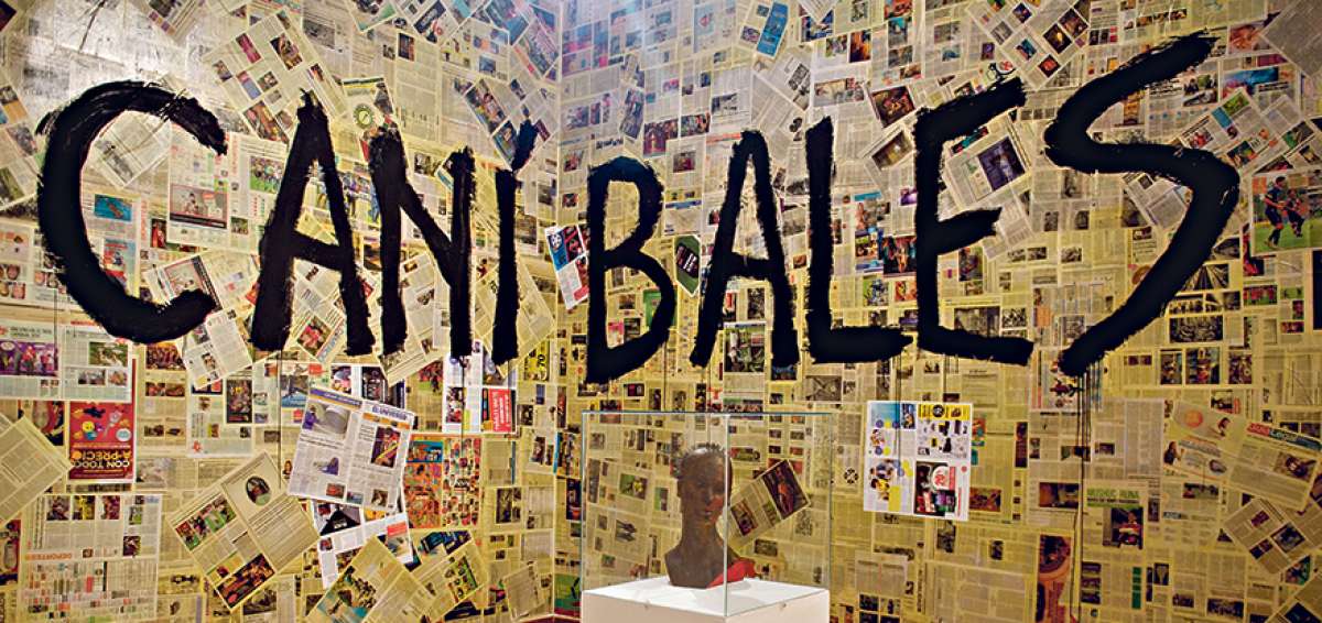 Can&iacute;bales es una de las exposiciones recogidas en el montaje del CAC. Se inaugur&oacute; en 1989 en el Museo Municipal de Guayaquil como una met&aacute;fora de la corrupci&oacute;n en la gesti&oacute;n de Bucaram.