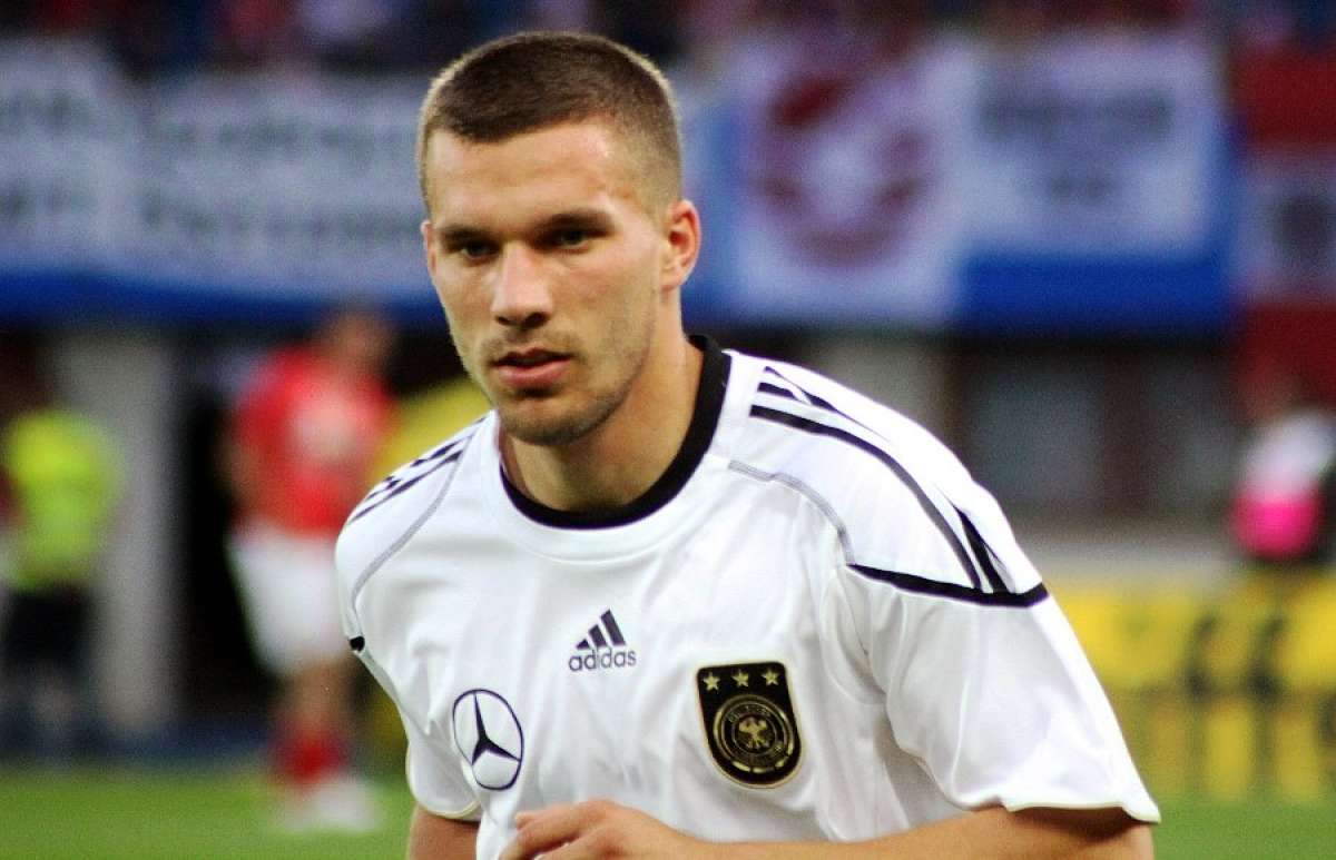 Podolski ha jugado 121 partidos con la Mannschaft desde su debut en 2004. Foto: Internet