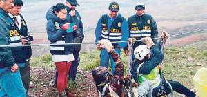 La Polic&iacute;a junto con la Fiscal&iacute;a reconstruyeron el momento en que Nathaly practicaba el deporte de aventura Zip Line, en Maras, donde muri&oacute;.