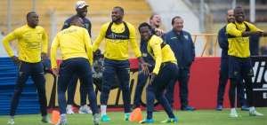 Los seleccionados estuvieron distendidos ayer en el entrenamiento que realiz&oacute; Ecuador en el estadio Ol&iacute;mpico Atahualpa. 