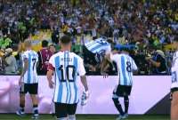 Disturbios en el Maracaná antes del partido Brasil-Argentina.