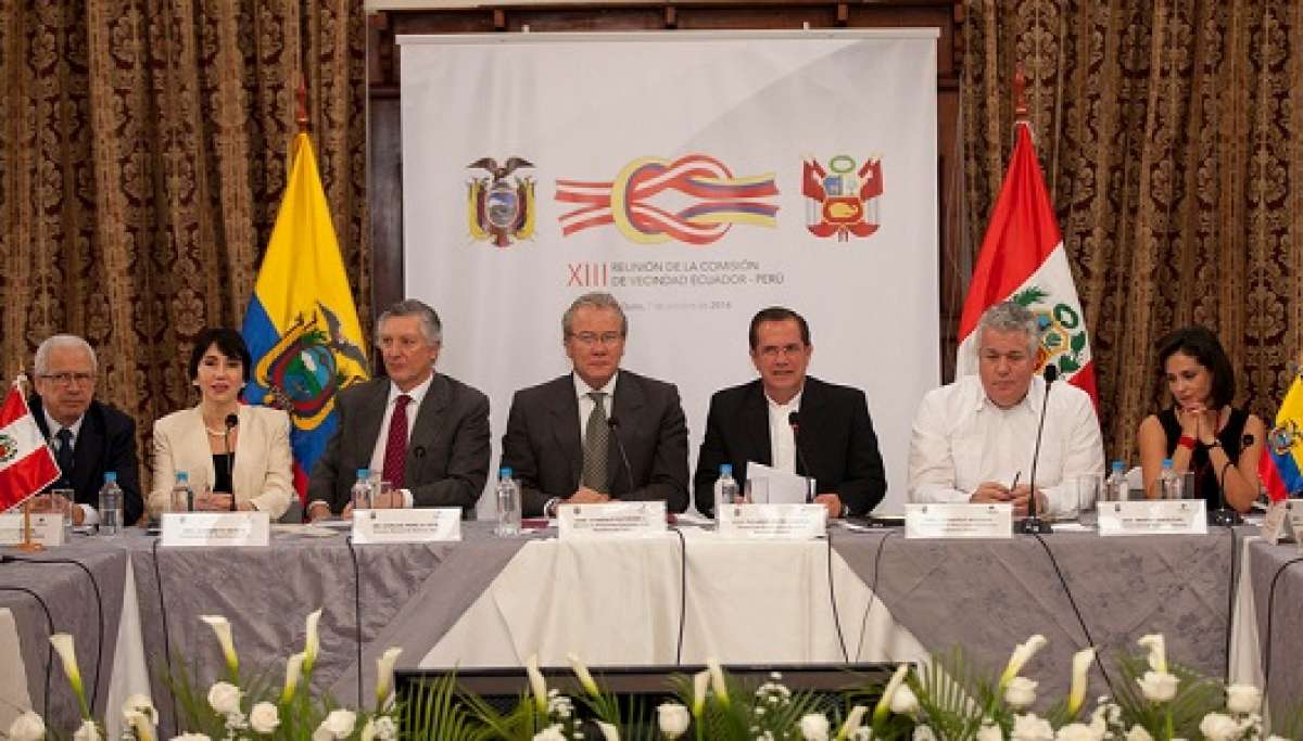 Ecuador y Per&uacute; buscan beneficiar a poblaciones fronterizas 