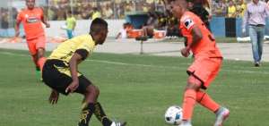 Washington Vera anot&oacute; el segundo gol para los &lsquo;amarillos&rsquo;. El joven delantero fue una de las figuras del partido.