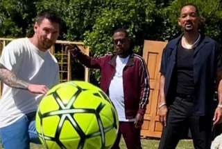 Leo Messi se juntó con Martin Lawrence y Will Smith en el anunció de la nueva película de Bad Boys. 