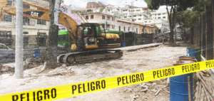 La reconstrucci&oacute;n de la parada La Recoleta en direcci&oacute;n sur-norte apenas est&aacute; arrancando.