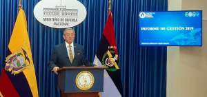 El ministro Oswaldo Jarr&iacute;n expuso el trabajo realizado por el Ministerio de Defensa durante el 2019.