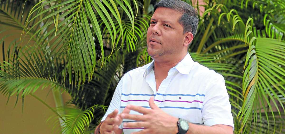 Egas, candidato de Manab&iacute; por la lista 5.