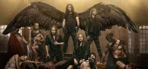 El arte del disco Gods of Violence de Kreator. Desde 1982, la banda alemana ha cuestionado duramente las guerras con tono apocal&iacute;ptico y desenfadado.