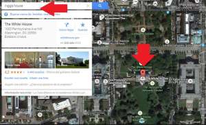 Si un usuario buscaba en Google Maps la ubicaci&oacute;n de la casa del negro se remit&iacute;a informaci&oacute;n de la Casa Blanca. FOTO: Internet 