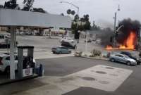 Accidente en California deja cinco personas fallecidas