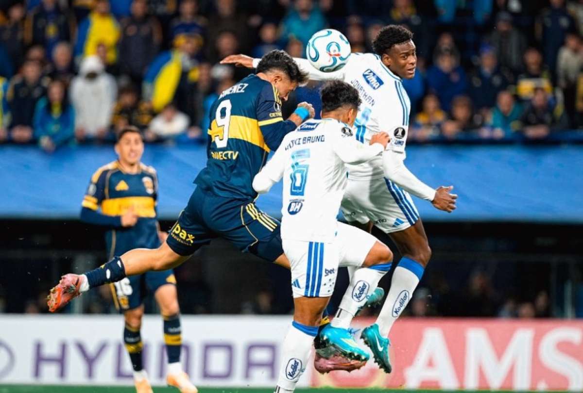 Boca Juniors y Cruzeiro empataron en La Bombonera.