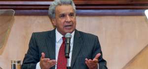 &rarr;El jefe de Estado, Len&iacute;n Moreno, destac&oacute; el trabajo que cumplen la Fiscal&iacute;a General y la Polic&iacute;a Nacional en la lucha contra la corrupci&oacute;n.