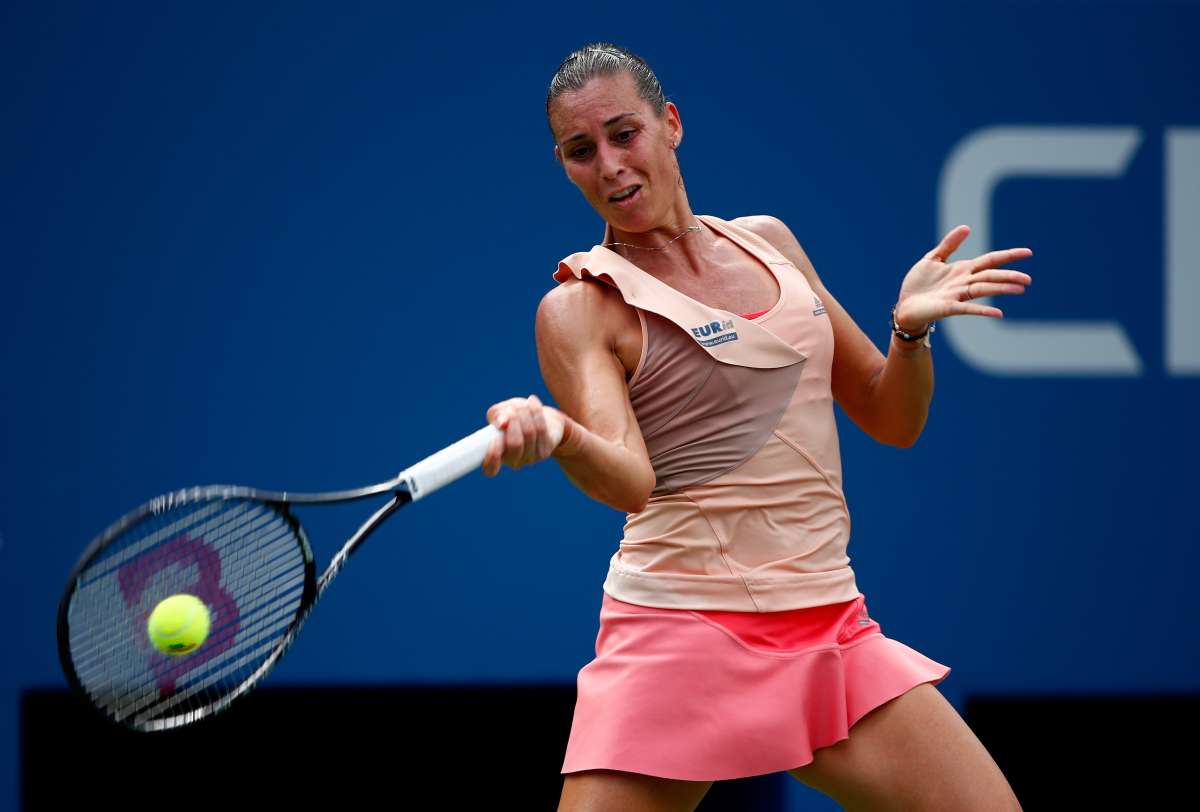 Flavia Pennetta clasific&oacute; por cuarta vez a los cuartos de final del US Open. Foto: AFP