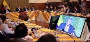 El acto se realiz&oacute; en el Palacio de Carondelet. 
