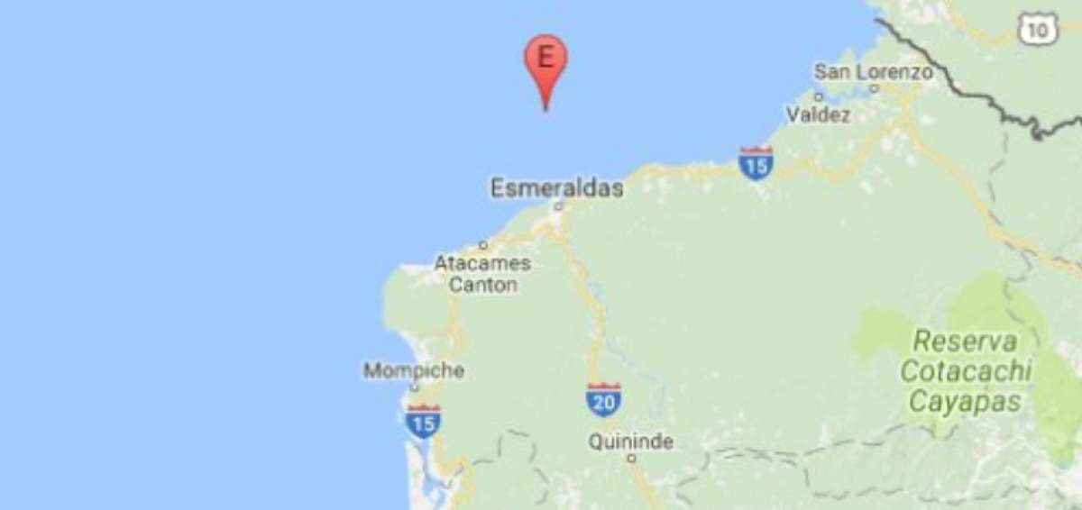 Sismo de magnitud 5 se sinti&oacute; en varios cantones de Esmeraldas