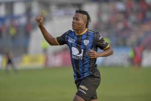 Daniel Angulo marc&oacute; 12 goles este a&ntilde;o con Independiente. FOTO: Fernando Sandoval / EL TEL&Eacute;GRAFO