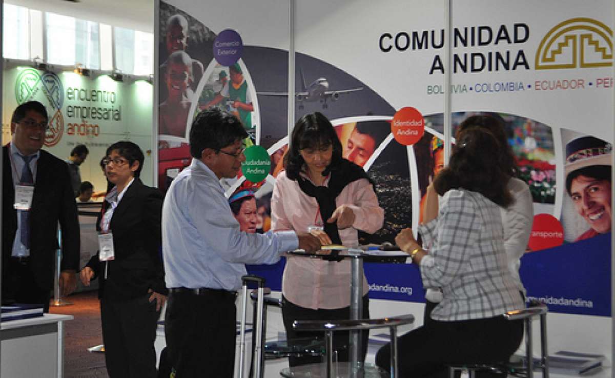 En el evento participaron empresas de Bolivia, Colombia, Ecuador, Per&uacute; y de Chile como pa&iacute;s invitado. Foto: Comunidad Andina